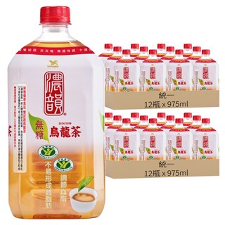 濃韻 烏龍茶, 使用阿里山烏龍茶, 濃韻有味, 975ml, 24瓶