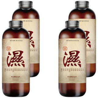 廣春堂高濃縮草本足浴液 去濕款 舒緩疲勞 促進循環, 500ml, 1瓶, 4瓶