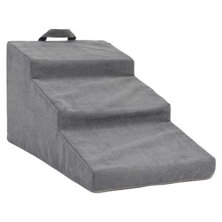 Redpuppy 狗狗用 睡眠寵物階梯 3段, 灰色, 1個