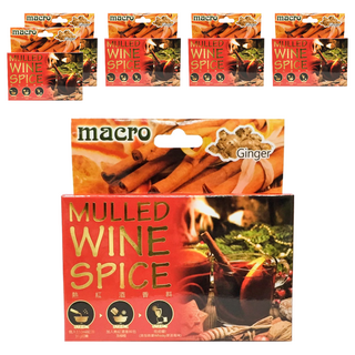 Macro 暖薑風味熱紅酒香料 6g 5包入, 30g, 6盒