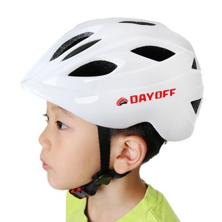 DAYOFF 兒童用一體成型自行車安全帽 MT-309, 白色