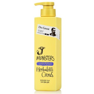 닥터그루트 리엔 제이 몬스터즈 두피 정화 샴푸 허벌 시트러스향, 400g, 385ml, 1개