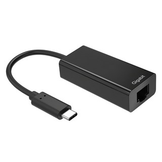 DigiSun得揚 USB-C to Gigabit 乙太網路轉接器 免安裝驅動, UB322, 1個