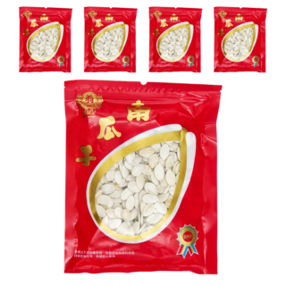 翁財記 南瓜子, 5包, 220g