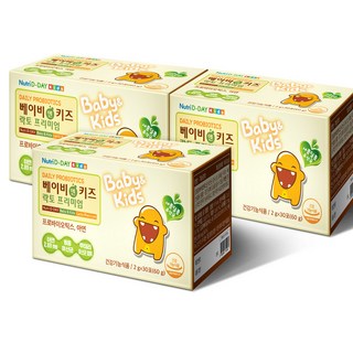 Nutri D-DAY 孩童優質乳酸菌隨身包, 60g, 3盒