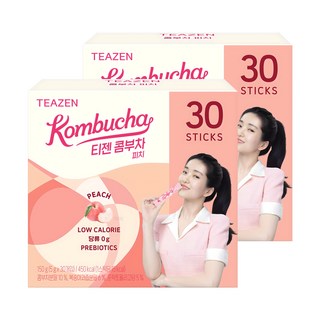 티젠 피치 콤부차, 5g, 30개입, 2박스