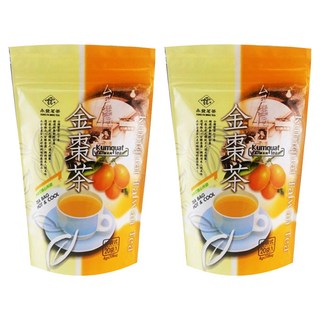 永發茗茶 金棗茶, 台灣產, 七十年傳統溫火煉製, 4g, 20包, 2袋
