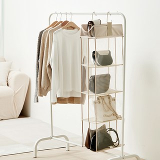 comet 8格掛式包包收納架, 1個, 米色