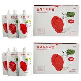 經典農場經典蘋果汁, 100ml, 40個