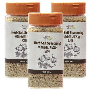 Natural Spice 大蒜香草鹽, 400g, 3罐