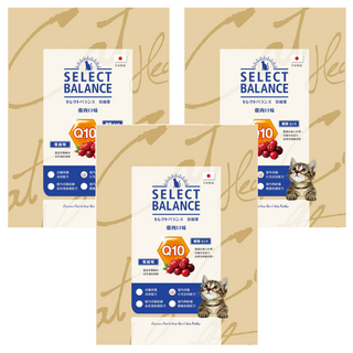SELECT BALANCE 倍適選 室內成貓化毛加強配方, 雞肉, 400g, 3包