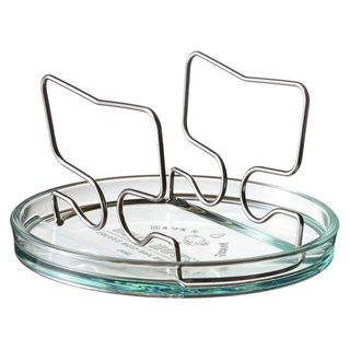 日本 AUX 可調式耳掛咖啡專用架 耳掛咖啡專用架9.6 x 6.5 x 5.7cm + 防漏托盤直徑11 x 2cm 55g, 1盒, 銀色