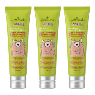 Hallmark 怪獸派對 自然之萃寶寶舒敏防護膏 溫和親膚 無添加酒精Paraben, 75ml, 3條