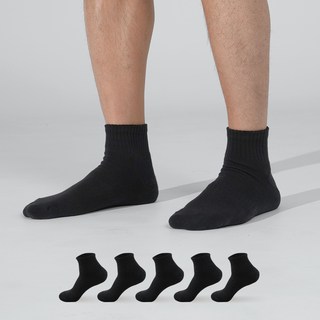 Chacks 男士除臭強力氣墊運動短襪 5雙入