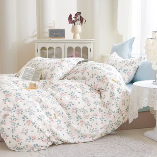 J-bedtime 床寢時光 台灣製100%純棉單人床包枕套組-s9313s-h