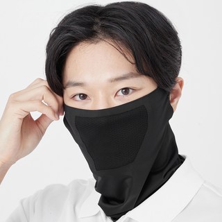 BaseAlpha Essential 防紫外線機能性口罩 L尺寸 2入組, 黑色, L