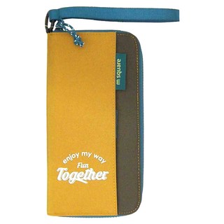 m square 長款護照夾 可拆卸手提帶 大容量收納