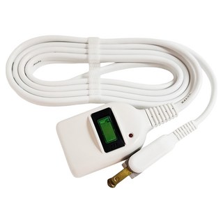 Mayka 明家 1插1開關防雷 1650W容量, 2.7m, 中繼線 白色, 1個