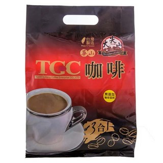 TGC 大尖山 華山 三合一咖啡分享包, 17g, 18包, 1袋