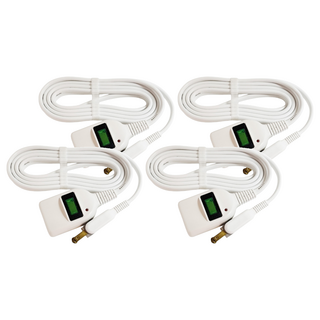 Mayka 明家 1插1開關防雷 1650W容量, 2.7m, 中繼線 白色, 4個