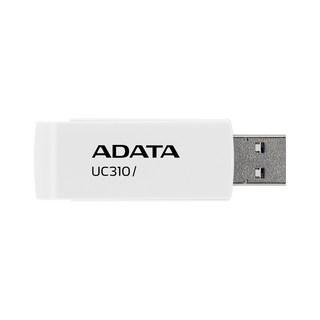 ADATA 威剛 UC310 128GB USB3.2 無蓋旋轉隨身碟 白色, 1個