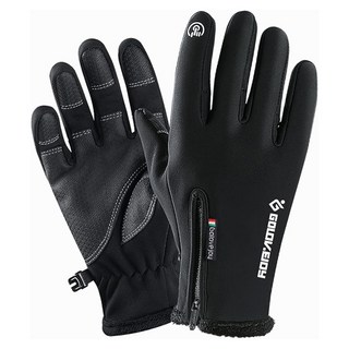 Hisato 機車手套 可觸控手機, S(掌寬7~7.5cm 手圍17~18cm), 黑色