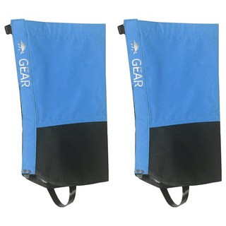 捷華 登山綁腿防水套 620D尼龍材質 防水透氣 3D立體裁剪 尼龍三層壓膠材質, 藍色