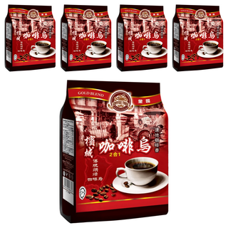 咖啡樹牌 檳城濾袋式經典咖啡烏 黑咖啡經典原味, 11g, 20包, 5袋