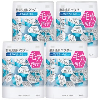 Kanebo 佳麗寶 suisai 台灣公司貨 淨透酵素粉N 32顆, 12.8g, 4袋