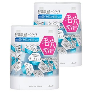 Kanebo 佳麗寶 suisai 台灣公司貨 淨透酵素粉N 32顆, 12.8g, 2袋