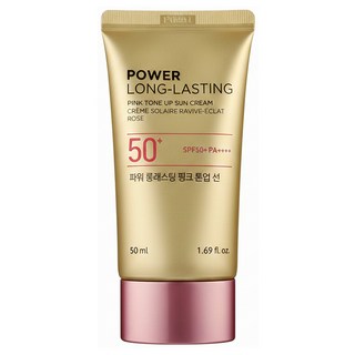THE FACE SHOP 菲詩小舖 fmgt 台灣公司貨 金鑽校色防曬霜(粉紅)SPF50+ PA++++, 50ml, 1個
