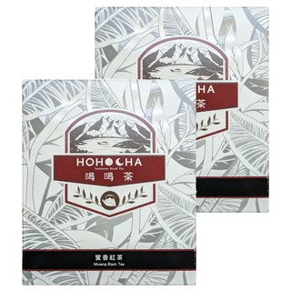 HOHOCHA 喝喝茶 三角立體茶包 小葉種蜜香紅茶, 3g, 12包, 2盒
