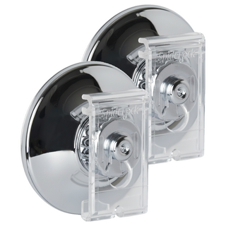 spider loc 替換式扣式吸盤 72mm 韓國製造, 銀色, 2組