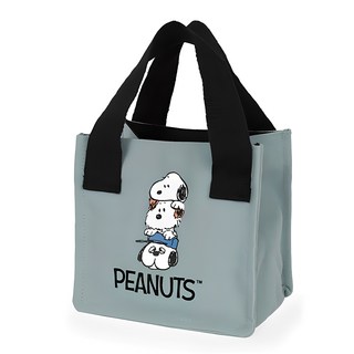 Kiiwi O SN方形提袋 史努比 Snoopy, 20 x 13.5 x 18cm, 灰色, 1個