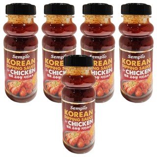 Sempio 膳府 韓式炸雞醬汁 甜辣味, 250ml, 5瓶