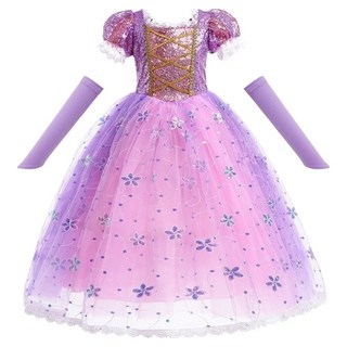 樂佩 萬聖節表演服 變裝服 建議身高130-140cm, 長髮公主, 1組