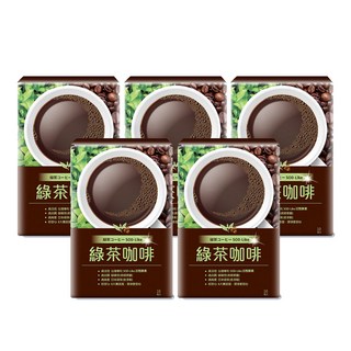 UDR 專利綠茶咖啡 SOD-Like, 高活性酵素, 高品質綠咖啡豆含綠原酸, 高純度日本綠茶, 八大無添加, 1.5g, 10包, 5盒