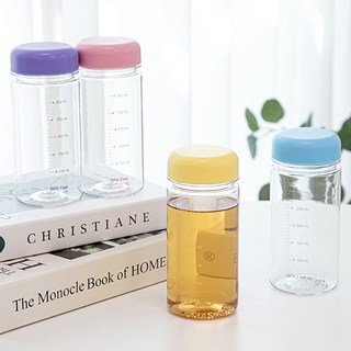 코멧 트라이탄 눈금표기 물병, 혼합색상, 4개, 350ml