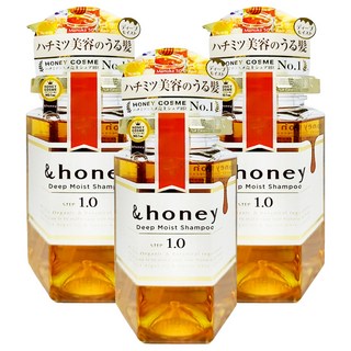 &honey 蜂蜜亮澤修護洗髮乳, 440ml, 3瓶
