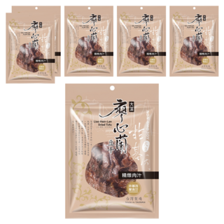 大溪廖心蘭豆干 非基改 精燉肉汁, 110g, 6包