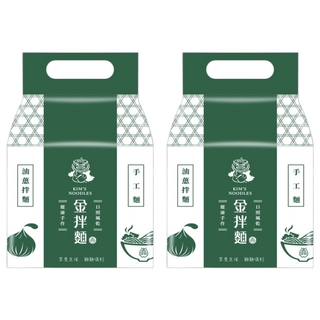 金拌麵 經典油蔥手工麵 日曬風乾麵, 8包