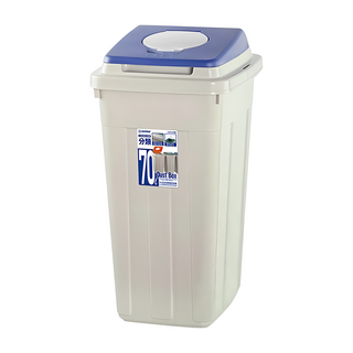 KEYWAY 聯府 日式分類附蓋垃圾桶 70L, 顏色隨機