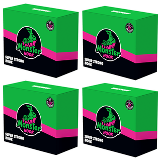 Monster CLEAR GEL Hook 無痕掛鉤套裝, 透明, 20個