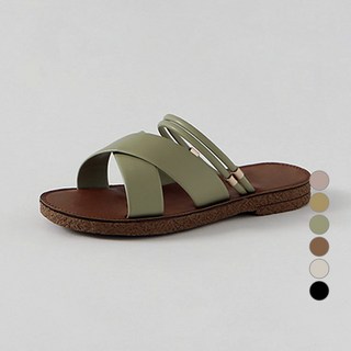 ChakanShoes 女款交叉兩穿式設計涼拖鞋 SDLTR2c091, 薄荷綠, 240mm