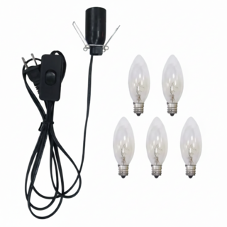 ROSE GEM 瑰麗寶 開關電線材料包燈泡材料5件組 15w 170cm, 1組, 2520037