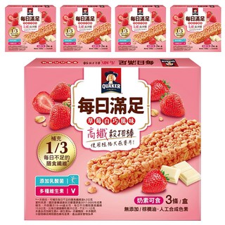 QUAKER 桂格 每日滿足穀物棒, 69g, 5盒