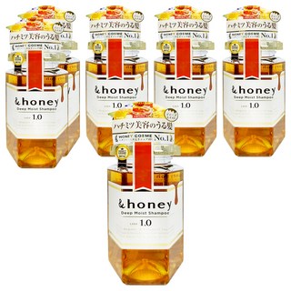 &honey 蜂蜜亮澤修護洗髮乳 深層保濕洗髮精, 440ml, 6瓶