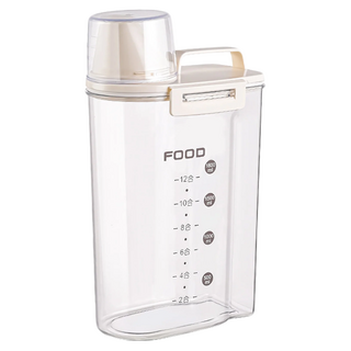 SHCJ 生活采家 透明手提密封儲物罐 2kg, 顏色隨機, 1個