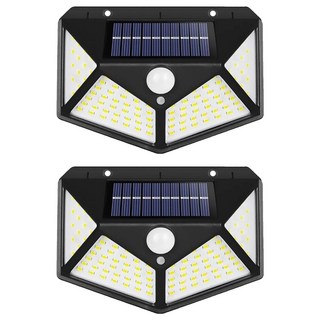 小麥購物 太陽能LED庭院燈 感應款 C322 100g, 2個