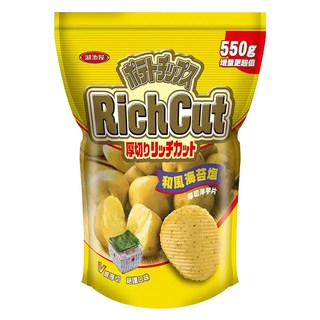 KOIKEYA 湖池屋 POTATO CHIPS 和風海苔鹽厚切洋芋片, 1包